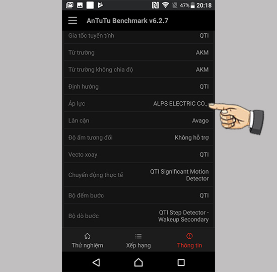 Thông tin cấu hình